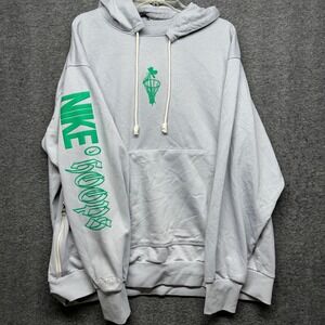 Nike Dri-Fit‎ Standard Issue Men's Grey Graphic Hoodie Size XXL